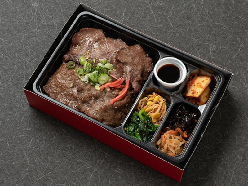 黒毛和牛A5モモロース＆タン塩弁当