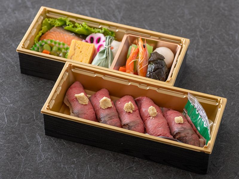 特選肉寿司の二段重