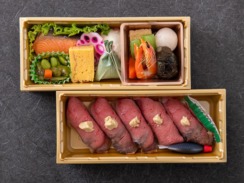 特選肉寿司の二段重