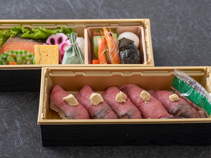 特選肉寿司の二段重