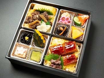 うな丼と牛のしぐれ煮と京風だし巻き御膳