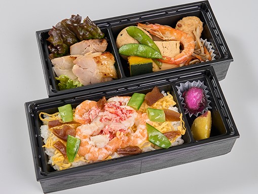 こだわりばらちらしと鶏もも西京焼きの御弁当