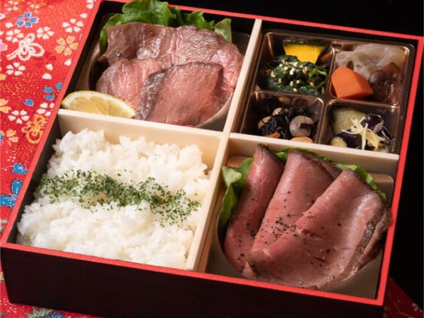 和牛ヒレ肉とローストビーフ御膳