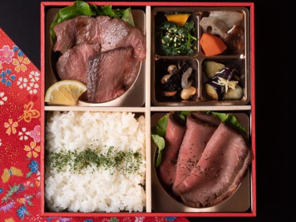 和牛ヒレ肉とローストビーフ御膳