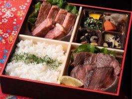 特選サーロインステーキと国産牛ヒレステーキ御膳