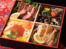 特選サーロインステーキと桜姫鶏のちらし御膳