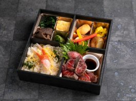 はりま牛ステーキ(特盛)とはりま牛ミニすき焼き「特選蟹ご飯」夏浪漫　 楽〜Raku〜