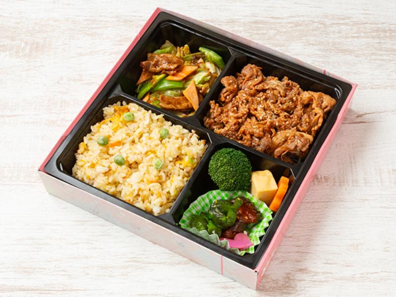 プルコギ焼肉＆旬の野菜炒め豪華弁当