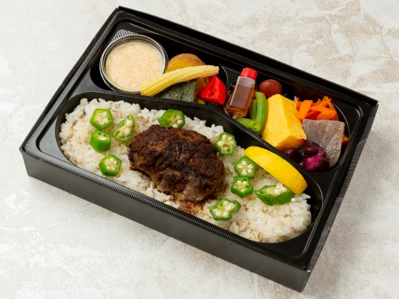 名物！！トロロで食べる１００％牛タンバーグ弁当