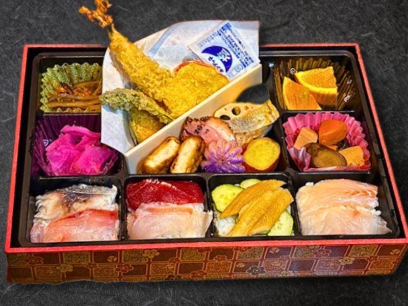 天ぷらちらし御膳　上