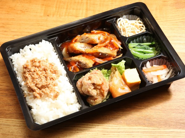 中華幕の内（白身魚の甘酢あんかけ弁当）