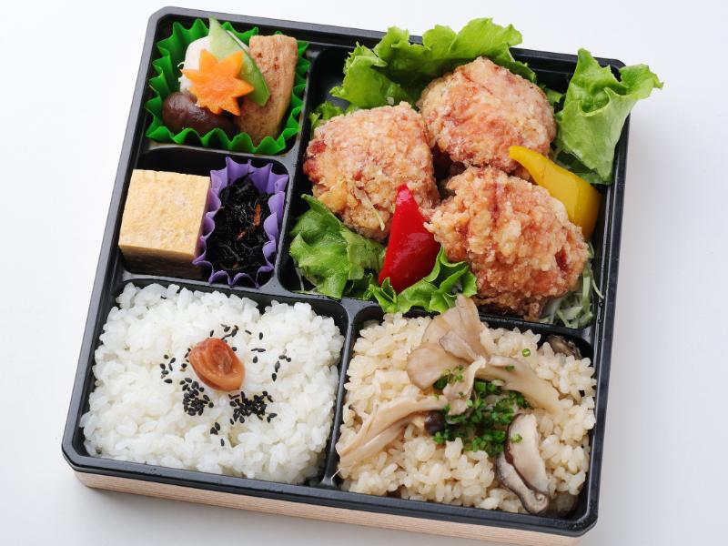 幕の内弁当【銘柄鶏のから揚げと季節のご飯】