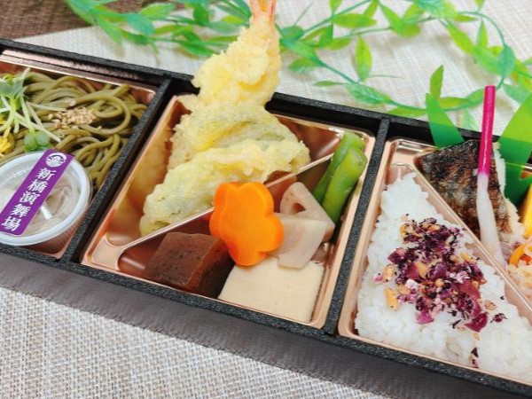 期間限定　演舞場　茶そば弁当【5月1日～9月30日】
