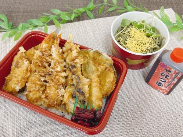 期間限定　演舞場の天重とちょい茶そば弁当【5月1日～9月30日】