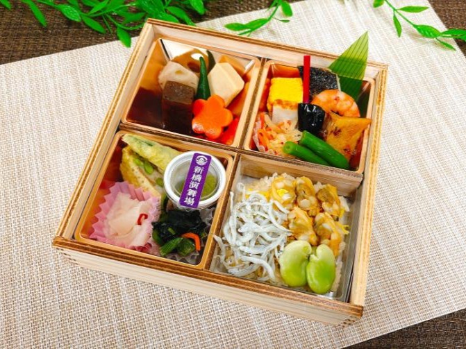 初夏限定　演舞場幕の内 三輪～煮あさりとシラスの出汁茶飯～【5月1日～6月30日】