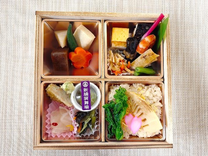 【3月～4月春季限定】演舞場幕の内 三輪～菜の花と筍の出汁茶飯膳～