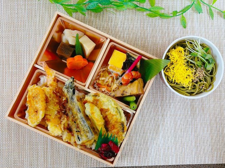 期間限定　新橋演舞場の天重御膳～ちょい茶そば～【5月1日～9月30日】