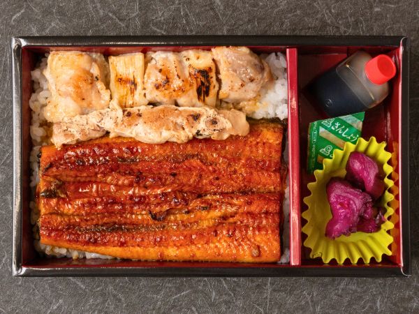 上鰻重と焼き鳥弁当