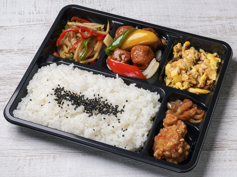 福三昧 ～肉団子・チンジャオ・玉子餡～