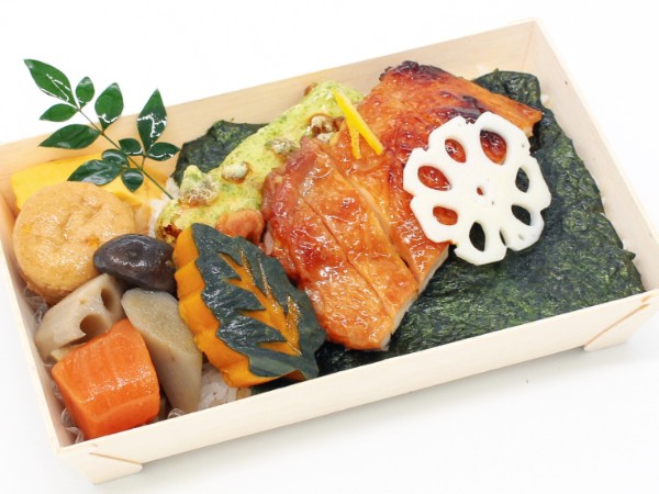 鶏の味噌柚庵焼きの海苔弁当