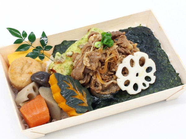 牛すき焼きの海苔弁当
