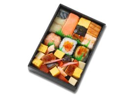 押鮨と吹き寄せちらし寿司