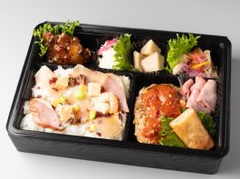 ハンバーグとローストビーフ御膳