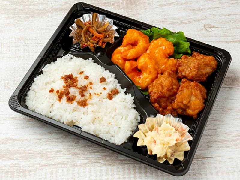 エビチリ中華弁当