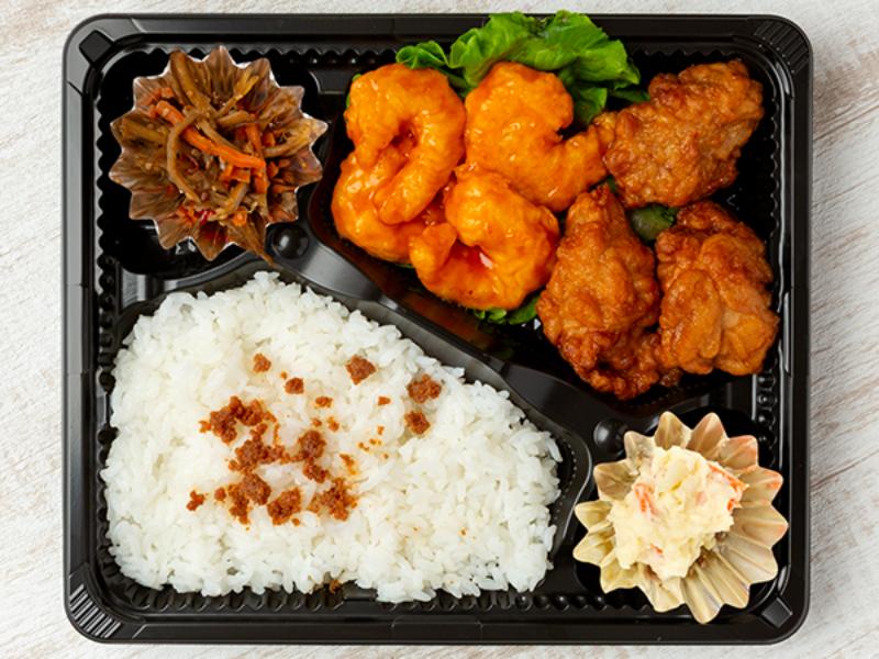 エビチリ中華弁当