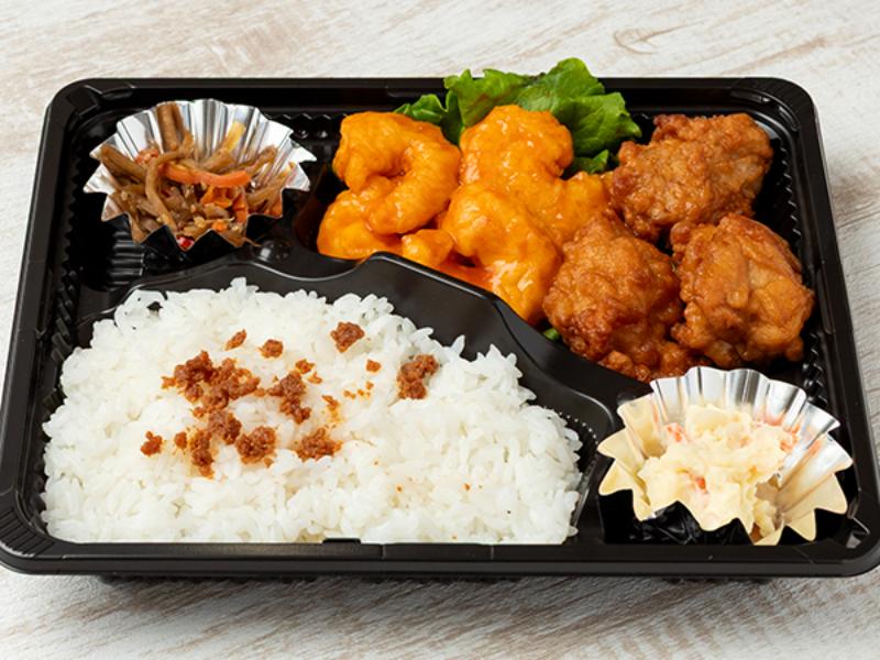 エビチリ中華弁当