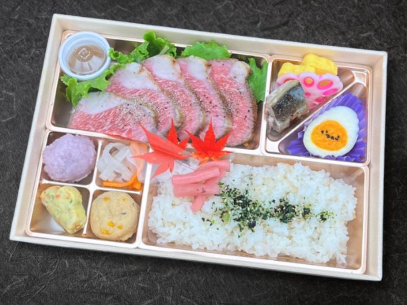 和牛ステーキと色々惣菜