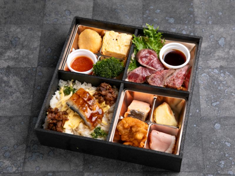 厳選牛特選ローストステーキと土用うなぎ御膳