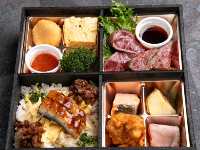 厳選牛特選ローストステーキと土用うなぎ御膳