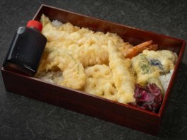 蕎麦屋の天重