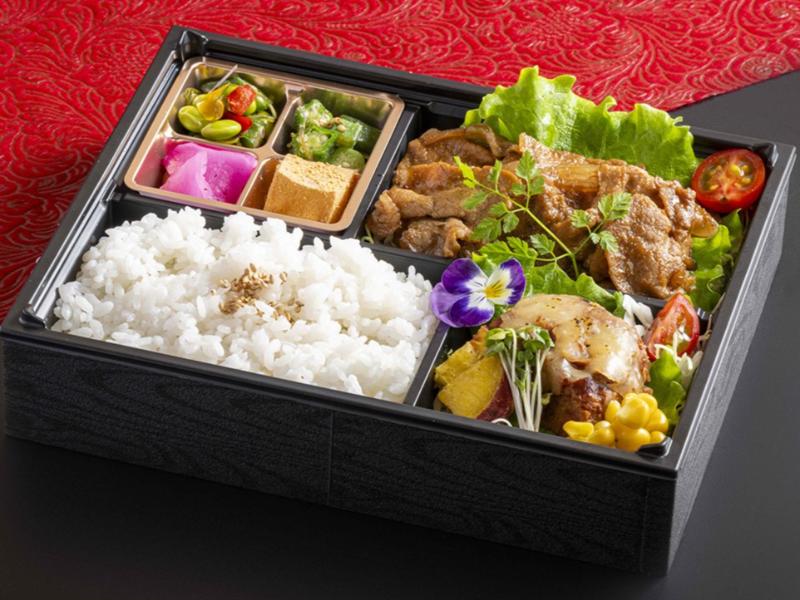 〜嵐〜富山ポーク焼肉とチーズハンバーグ御膳