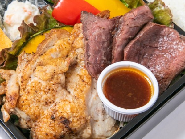 ブラックアンガスサーロインステーキ＆若鶏のグリル