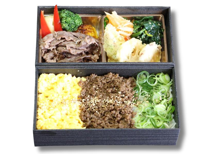 焼しゃぶご膳2段重DX