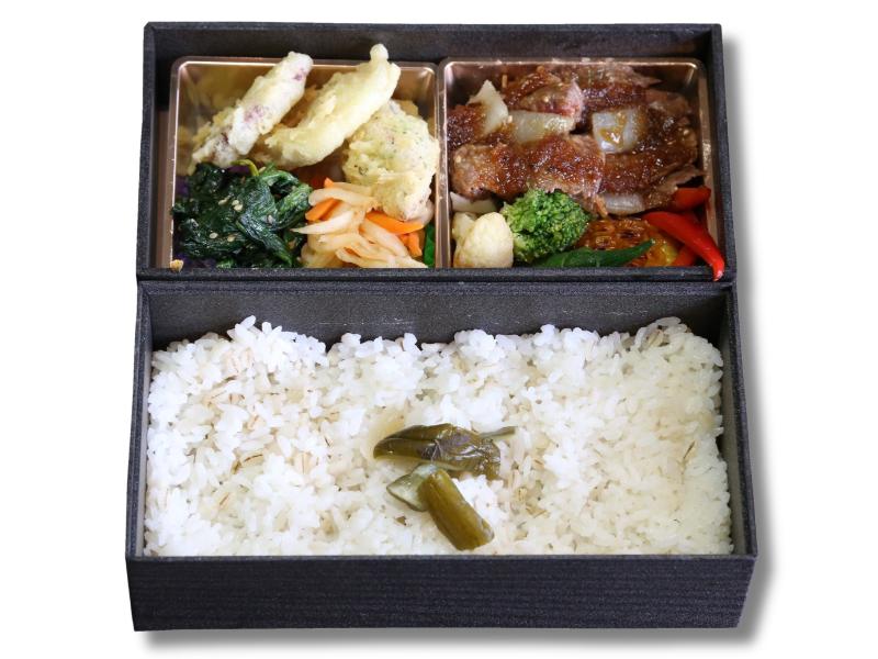 カルビ御膳2段重