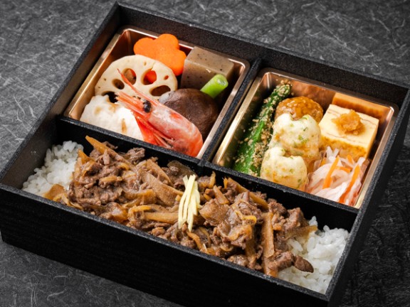 牛しぐれ煮重の懐石弁当