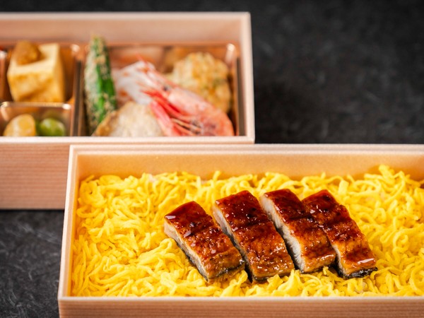 うなぎちらし重の二段懐石