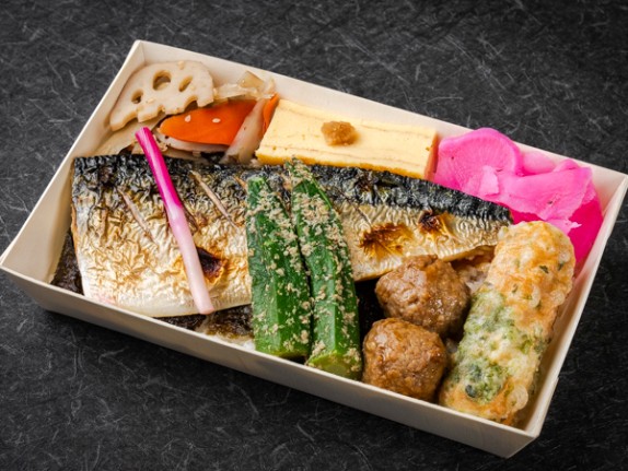 焼き塩さばの海苔重ね