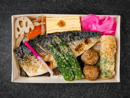 焼き塩さばの海苔重ね