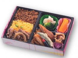 肉めし三色弁当