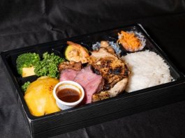 ゴルビージャックチーズバーグ＆サーロインステーキ＆若鶏グリル＆スパイシーBBQ