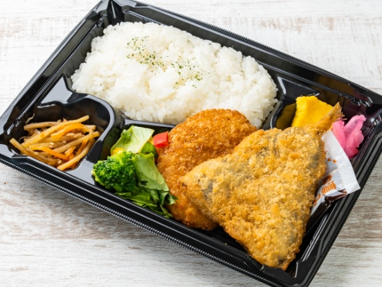 アジフライ弁当