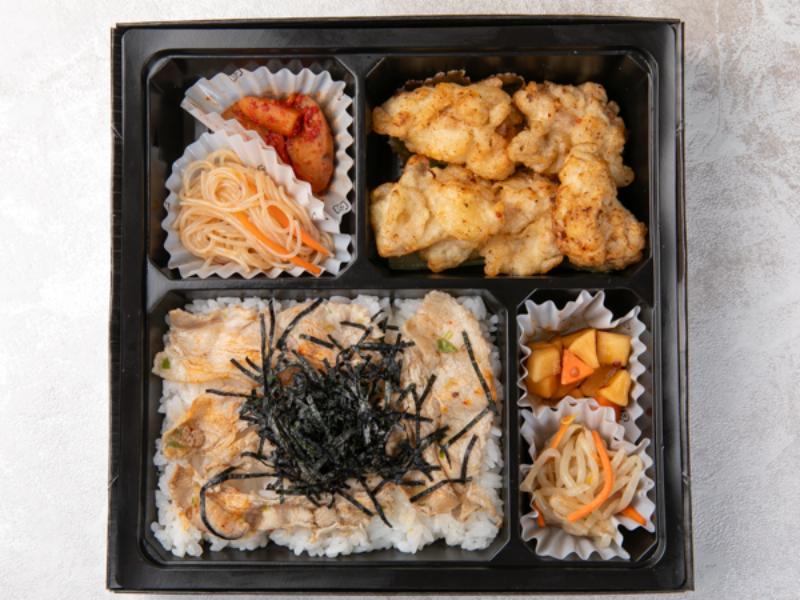 【豪快2品】国産豚ネギ塩ダレ＆鶏の辛口特製スパイス
