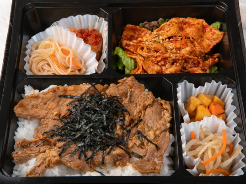 【豪快2品】牛焼肉の和風ダレ＆豚バラ甘辛ダレ焼肉
