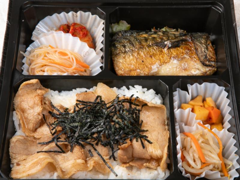 【肉×魚】豚バラの和風ダレ焼肉＆鯖塩焼き