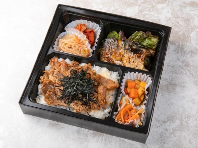 【肉×魚】牛バラ和風ダレ＆鯖照り焼き