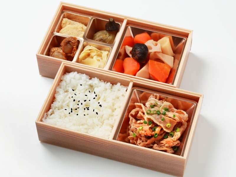 豚すき二段弁当